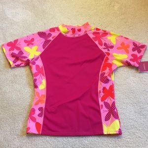 NWT Lands’ End UV protection swim shirt